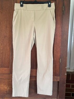 Simply Vera Vera Wang Beige Straight-Leg Trousers